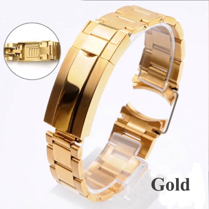 Fashion Luxury OEM Screw Links Watch Bracelet 316L metal Stainless Steel Watch Band Strap