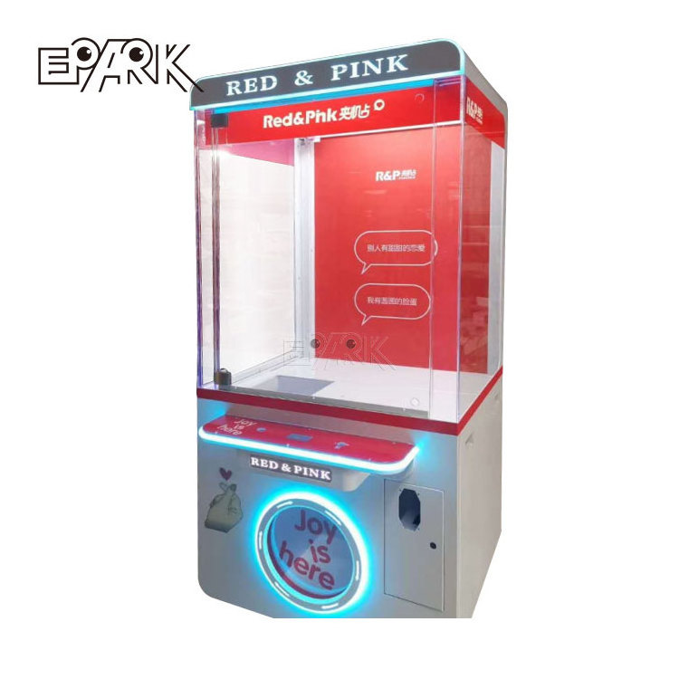 Kids Fun Machine Coin Operated Toy Crane Claw Game Vending Machine For Shopping Center