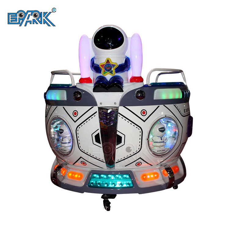 2022 New Attractive Two Players Coin Operated Kids Ride Revolving Cup Kiddie Ride Machine Space Capsule