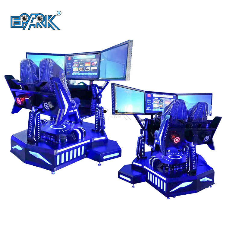 Three Screen 9d Vr Simulator Racing Car Amusement Arcade Racing Car Racing Simulator