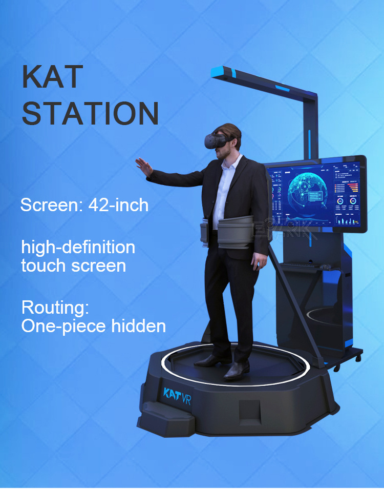 Vr Walker 1 Player Vr Walking Platform Virtual Reality Game Simulator Vr Walk Other+amusement+park+products