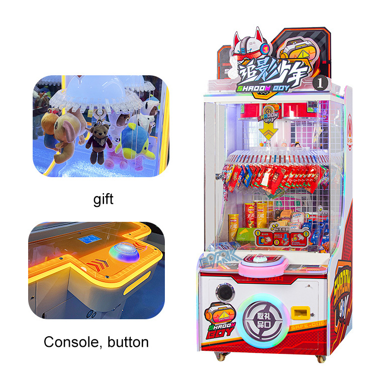 Income Coin Operated Gift Game Machine Free Spins Clip Sticker Card Skill Game Machine Clip Prize Machine