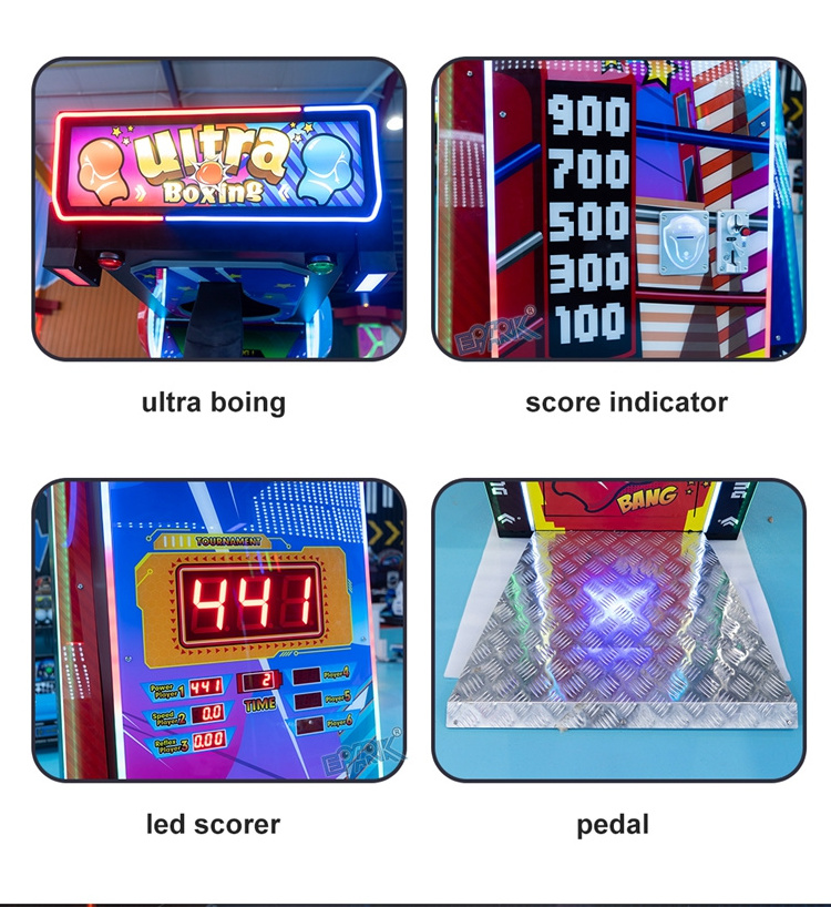 Large Boxing Game Machine Fist Force Measurement Arcade Large Entertainment Equipment Boxing Game Machine