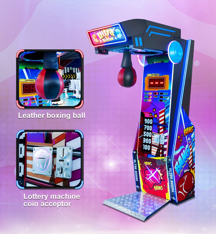 Large Boxing Game Machine Fist Force Measurement Arcade Large Entertainment Equipment Boxing Game Machine