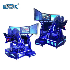 Three Screen 9d Vr Simulator Racing Car Amusement Arcade Racing Car Racing Simulator