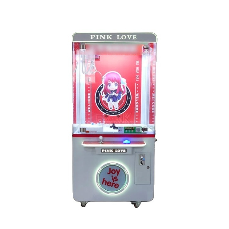 Kids Fun Machine Coin Operated Toy Crane Claw Game Vending Machine For Shopping Center