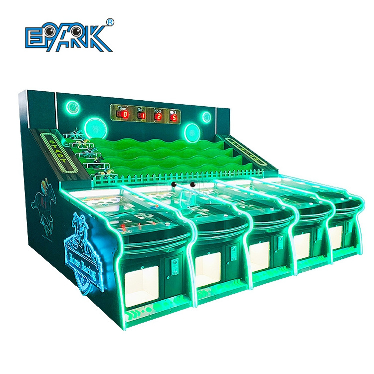 Earn Money Carnival Games Horse Racing Game Machine Arcade Lottery Machine For 5 Players