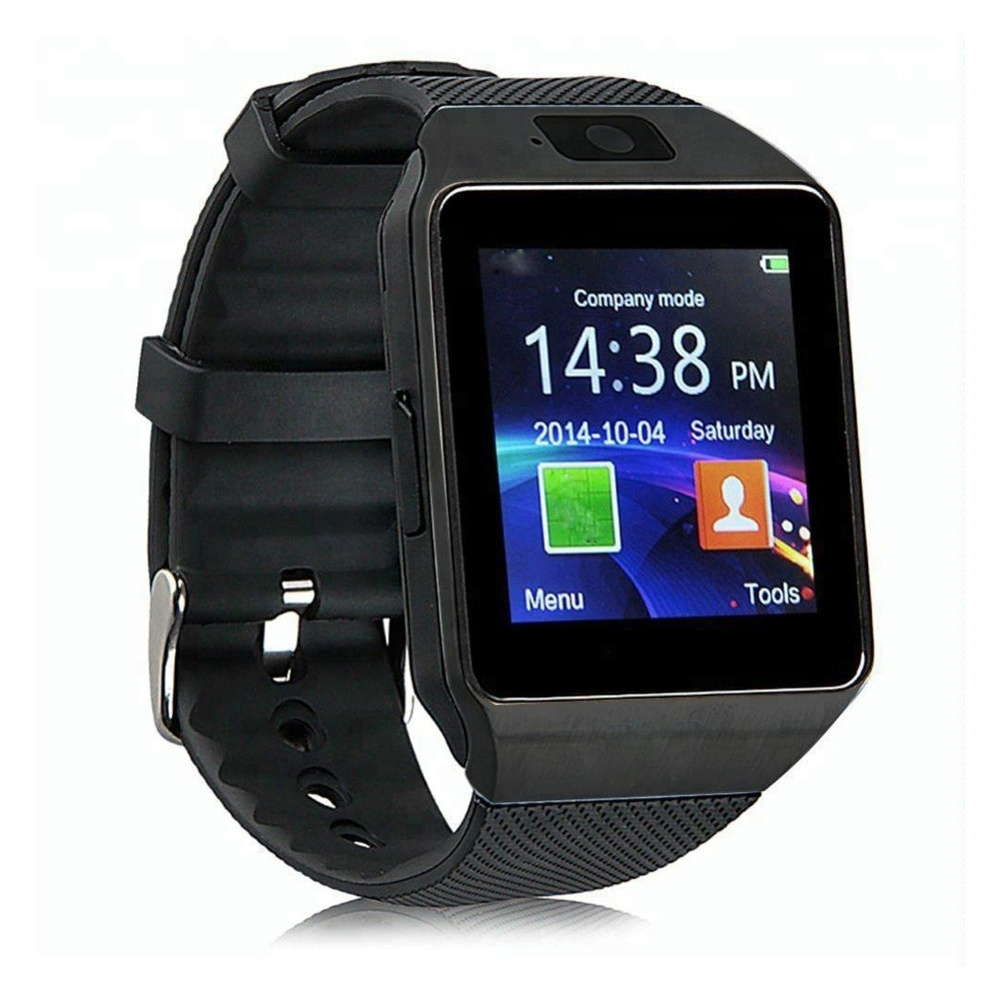 1.44 inch Screen DZ09 smart watch phone android sport smartwatch Support SIM TF Card BT camera dz09