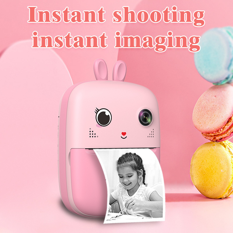 2024 New Arrival Mini Camera Children Toy USB Charger 4K Photo Video 2.4 Inch Instant Printer Camera With Children Printer