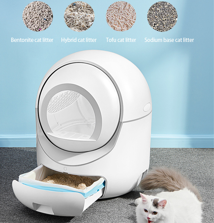 Hot Sale Self-cleaning Cat Litter Box OEM Smart Pet Cat Litter Odor Eliminator Automatic Cat Litter Box Deodorizer for Home