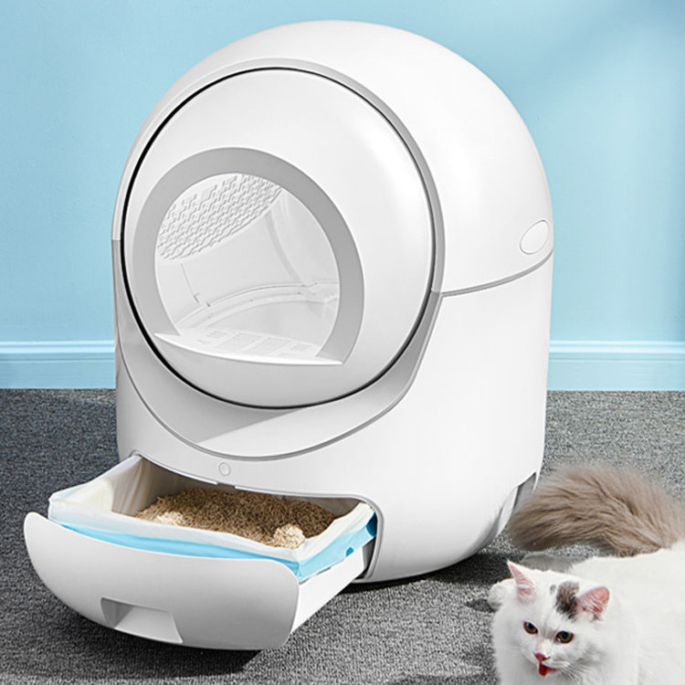 Hot Sale Self-cleaning Cat Litter Box OEM Smart Pet Cat Litter Odor Eliminator Automatic Cat Litter Box Deodorizer for Home