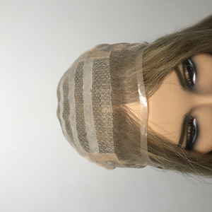 Skin Balage Glueless Around PU Size S Hand Tied Stock Wholesale Full Lace Fba European Short Medical Grade Hair Wig For Alopecia