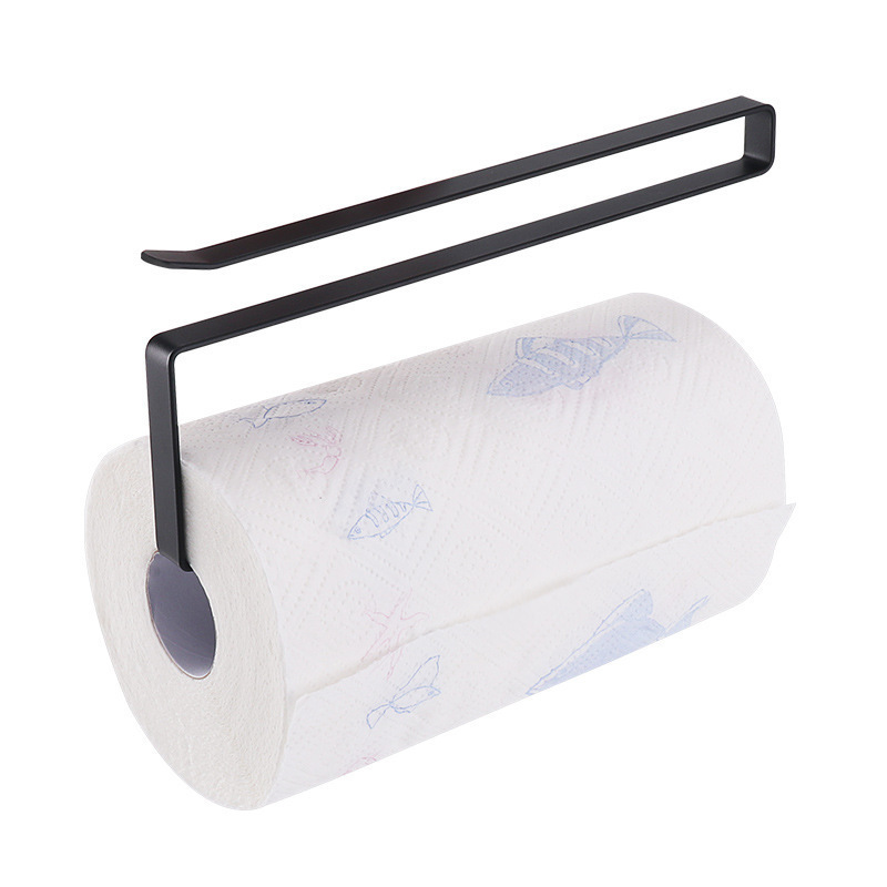 Kitchen Paper Roll Holder Towel Hanger Rack Bar Cabinet Rag Hanging Holder Shelf Toilet Paper Holders Tissue Hanger Storage Rack