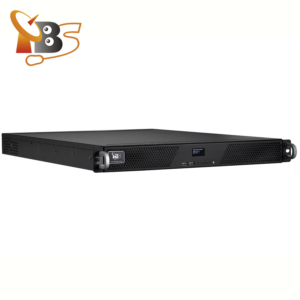 TBS8510 IP input H.264/H.265 IPTV Transcoder either 30 HD or 80 SD channels encoding decrease bit rate and change resolutions