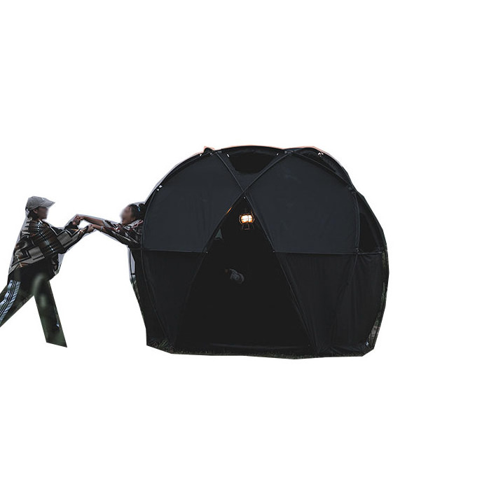 Spherical Tent Customized Camping High Quality Black Glamping Tent Wholesale Waterproof Outdoor Dome Ball Tent