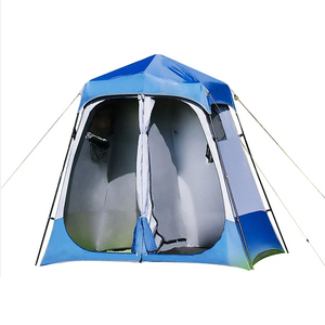 Outdoor Camping Waterproof Folding shower tent double dressing changing room privacy shelter tent 1-2 person shower tent