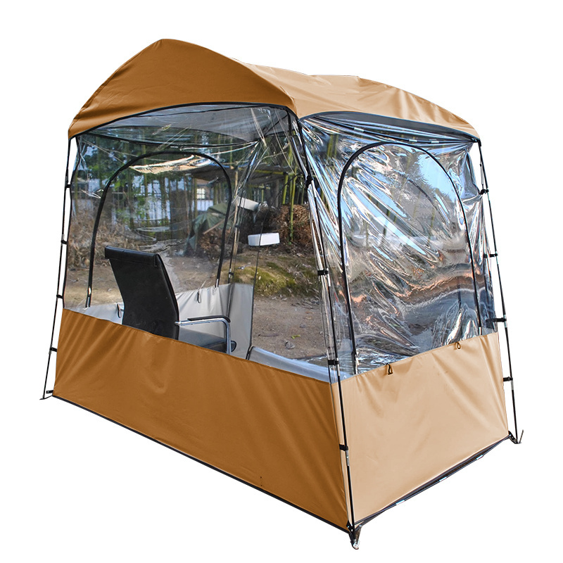 Glamping Tent Outdoor Waterproof Warm Keep Screen House Gazebos Greenhouse 4-6 Person Large Oversize Transparent Tents