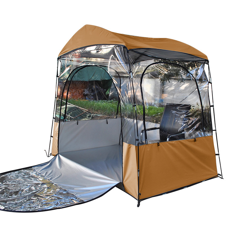 Glamping Tent Outdoor Waterproof Warm Keep Screen House Gazebos Greenhouse 4-6 Person Large Oversize Transparent Tents