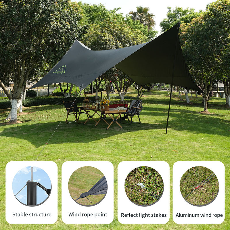 Camping Canopy Tent Manufactured Beach Sun Shade Shelter Windshield Outdoor Picnic Tent Canopy For Camping