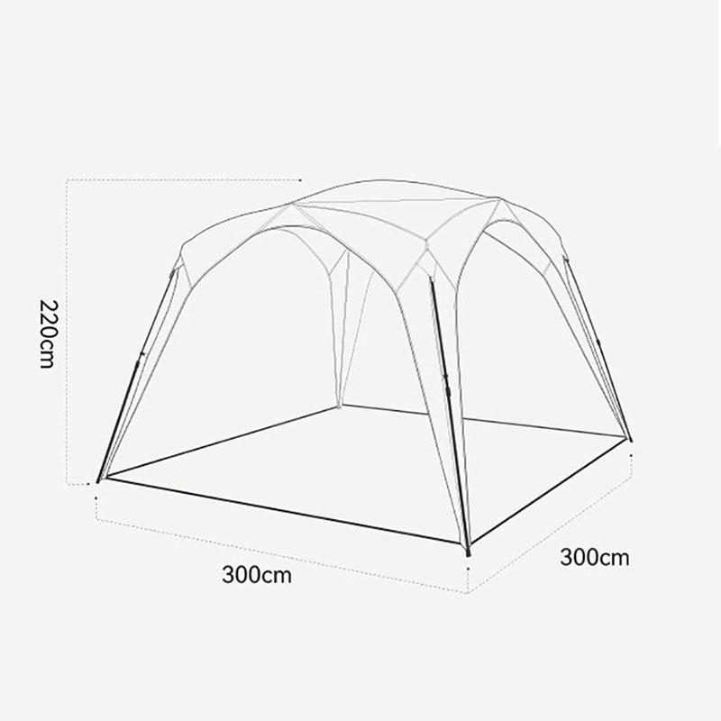 Beach Sun Shelter Outdoor Camping Rainproof Awning Ultralight Tent Large Family Portable Waterproof Canopy Tents