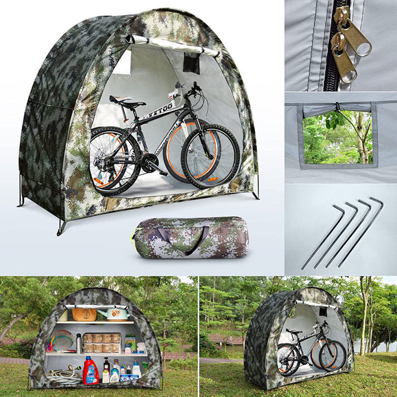 Outdoor Bike Storage Tent Bicycle Shelter With Carry Bag