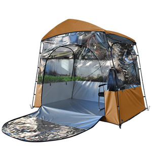 Sports Tent Outdoor Screen House Room Camping Tent Canopy Gazebos Greenhouse Large Oversize Warm Keep Transparent Tent