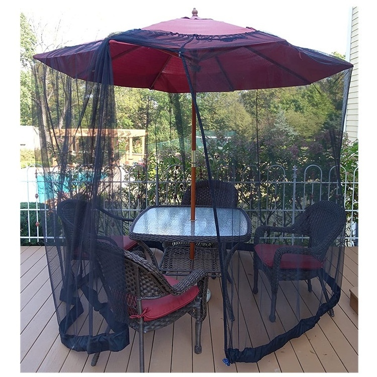 Umbrella Mosquito Netting Cover For Garden