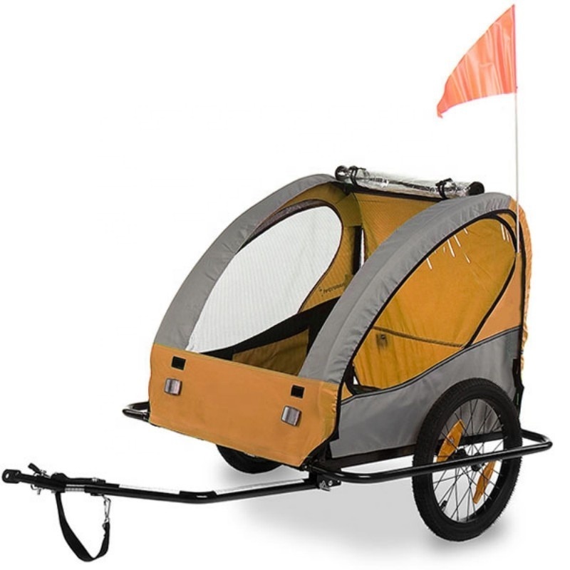 Bike Trailer Tent For Toddles Kids Single And Double Seat 2 In 1 Canopy Carrier