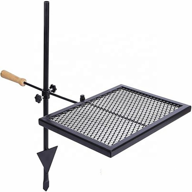 Campfire Swivel Grill Heavy Duty Fully Adjustable Fire pit grill grate over fire pit