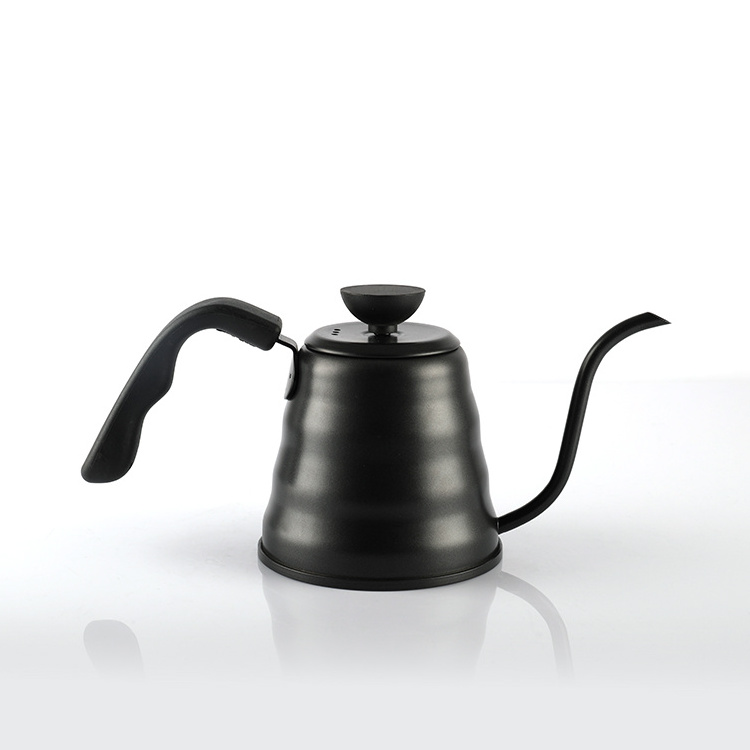 Tenrey Black 700ml Pour Over Coffee Drip Kettle Stainless Steel Pour Over Drip Coffee Kettle