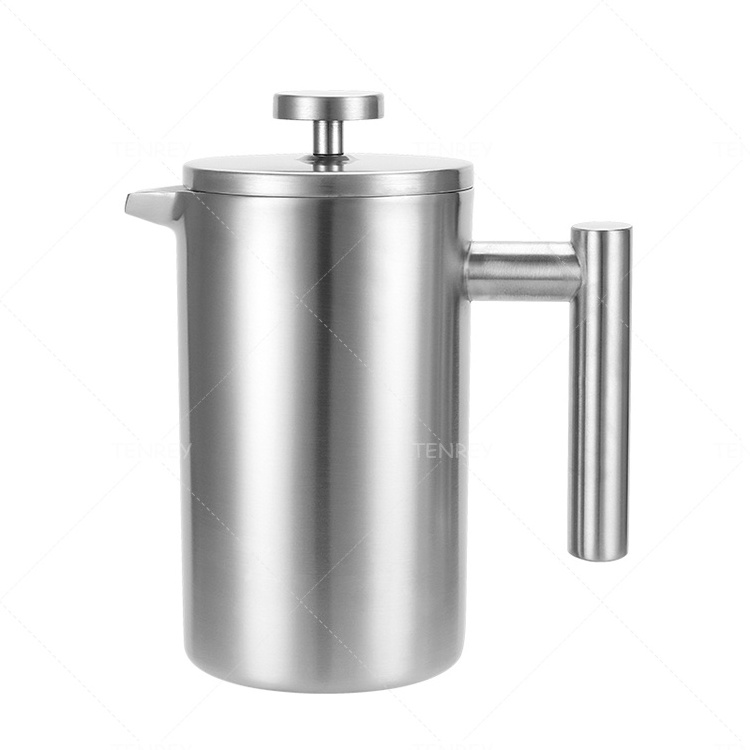 Tenrey Coffee Presser French Press Insulated 304 Stainless Steel Coffee Maker