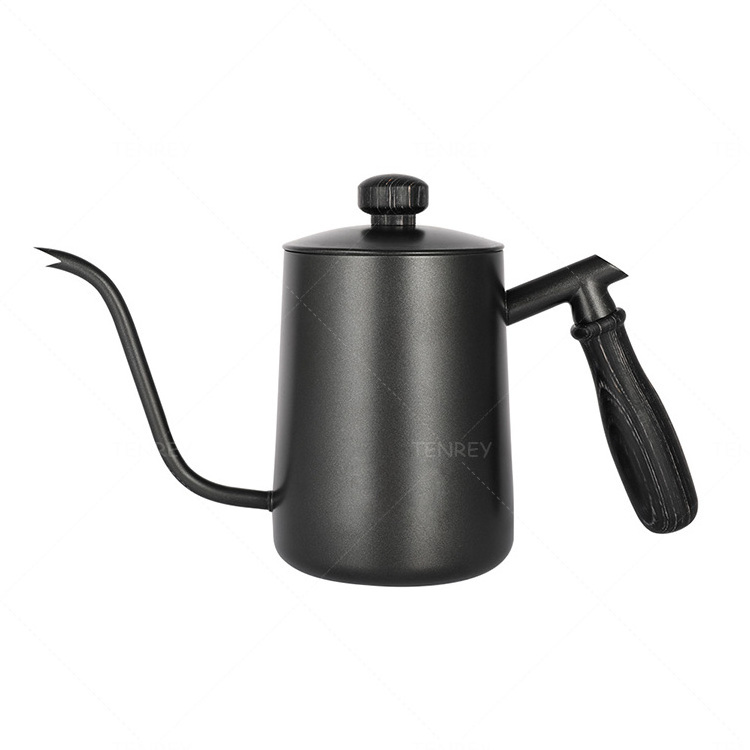 Tenrey Camping 600ml Stainless Steel Drip Gooseneck Pour Over Coffee Kettle