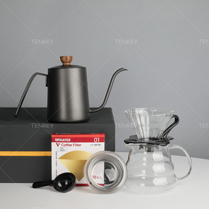 Tenrey Camping Coffee Set Pour Over Coffee Set Coffee & Tea Sets