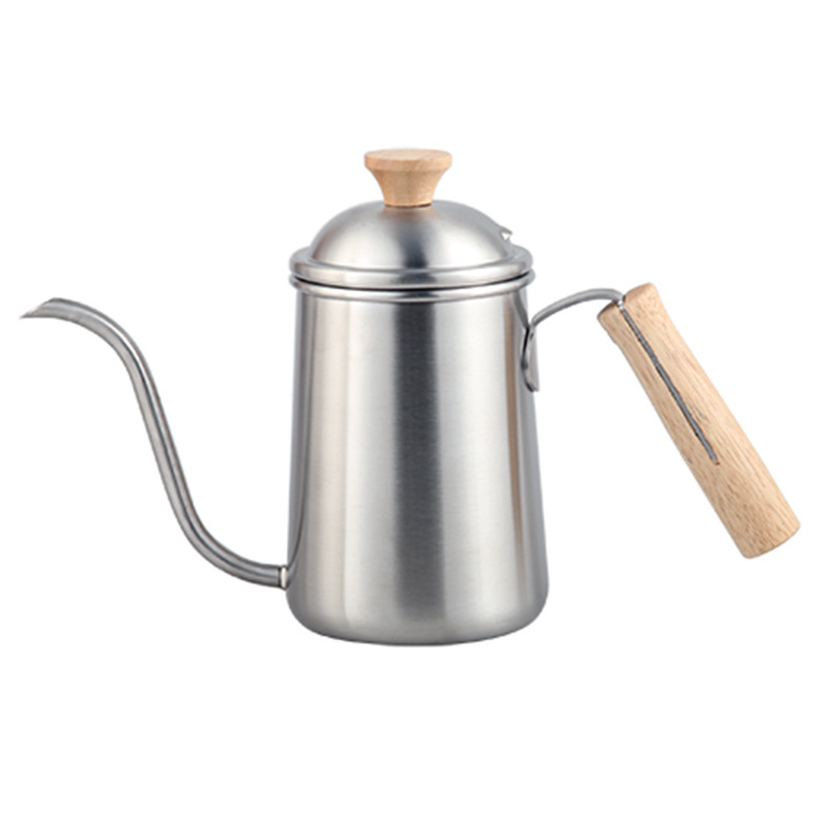 Tenrey Portable Stainless Steel Gooseneck Pour Over Coffee Long Spout Drip Kettle