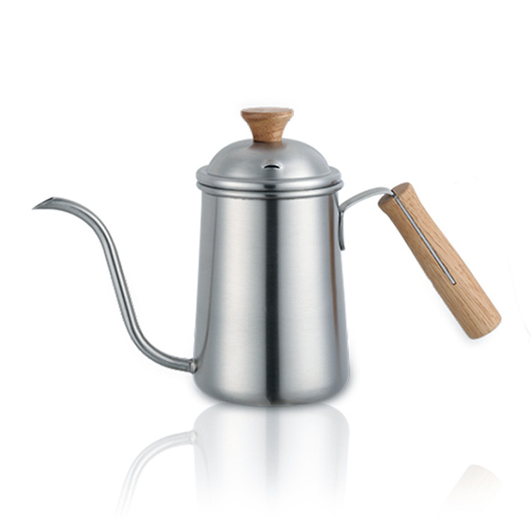 Tenrey Portable Stainless Steel Gooseneck Pour Over Coffee Long Spout Drip Kettle