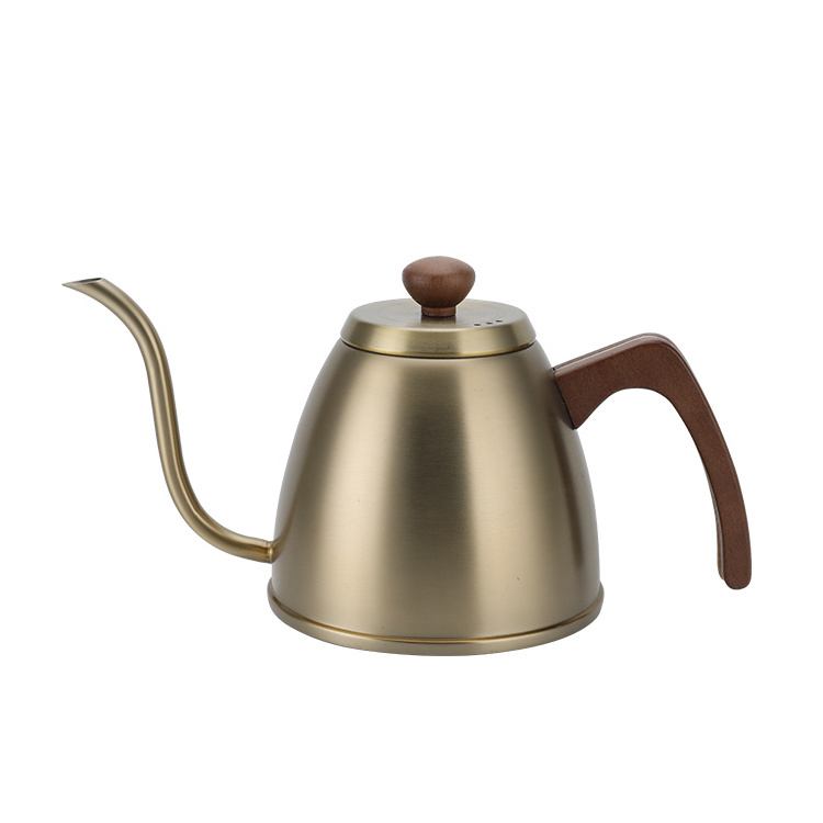 Hot Sale Pour Over Coffee Drip Kettle 1.0L Stainless Steel Gooseneck Coffee Tea Kettle