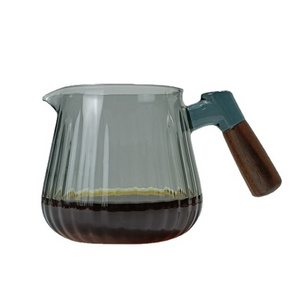 Tenrey 750ml Borosilicate Glass Pour Over Coffee Tea Brew Pot with Coffee Dripper