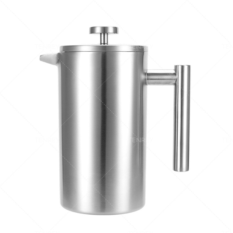 Tenrey Coffee Presser French Press Insulated 304 Stainless Steel Coffee Maker