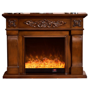 New Design Decorative stone marble double fireplace  tv stand with fireplace freestanding