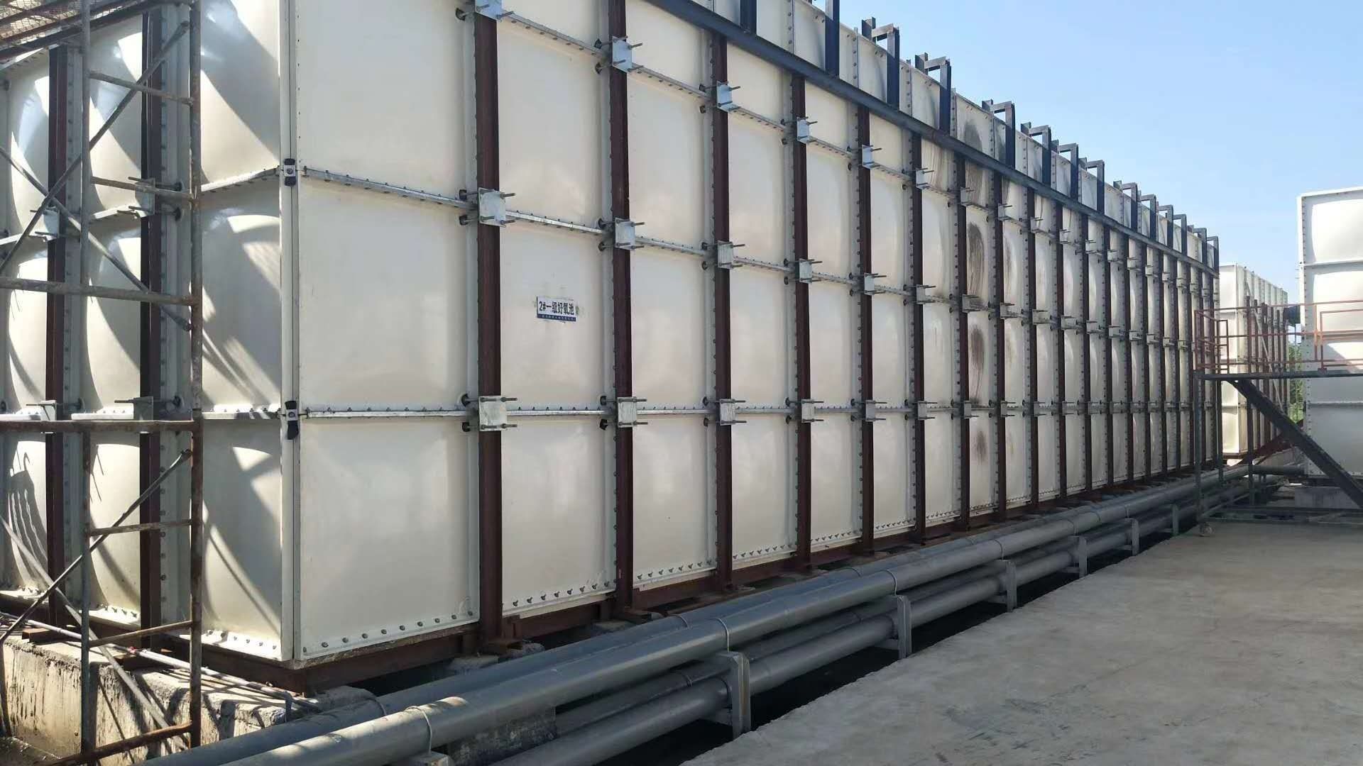 100000 Liters FRP SMC Panels Bolted Assembled Rain Water Reservoir Tank