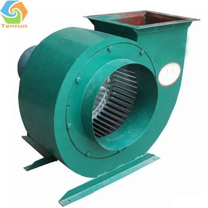 High temperature resistant backward curved impeller blades centrifugal dust extraction blower fan