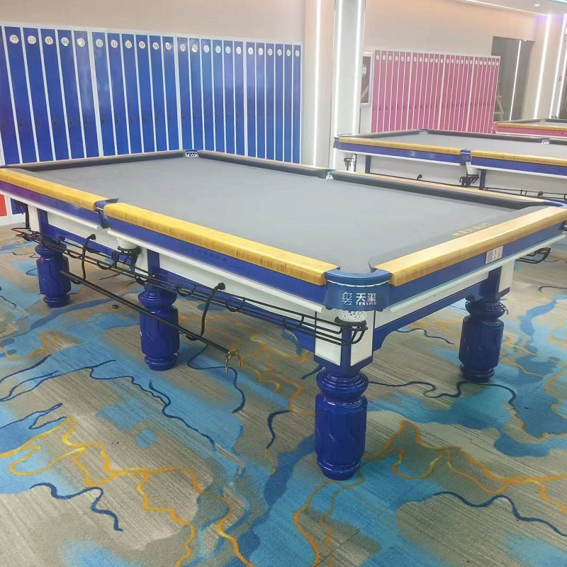 2022 China Made 8 Ball 9 Ball Bar Room Game Sports Slate Bed Pool Standard Size 3 Cushion Billiard Table For Sale