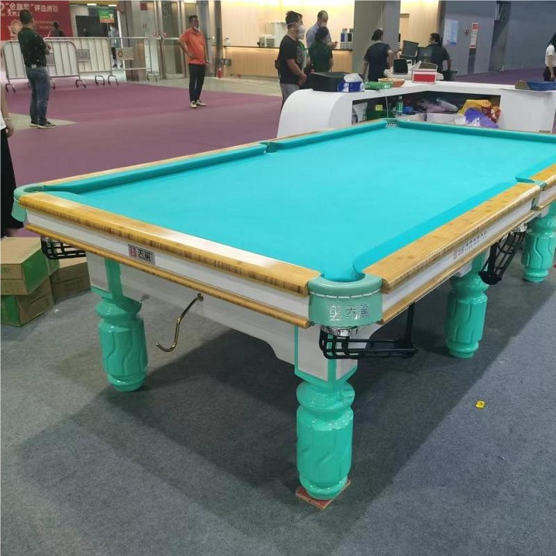 2022 China Made 8 Ball 9 Ball Bar Room Game Sports Slate Bed Pool Standard Size 3 Cushion Billiard Table For Sale