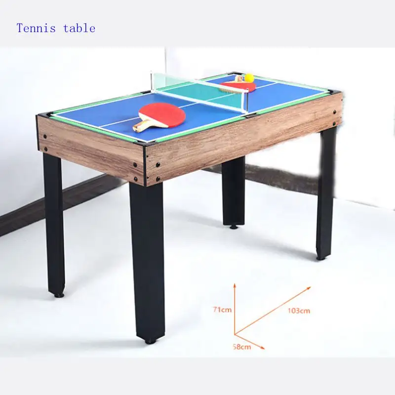 Wholesale mini Folding multifunction tennis billiards entertainment soccer 4 in 1 game tables