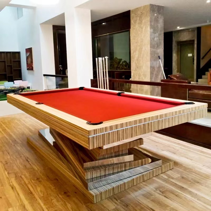 Modern Luxury Design Snooker Billiard Tables 7ft 8ft 9ft Indoor Outdoor Solid Wood Billiard Pool Tables Nine Balls