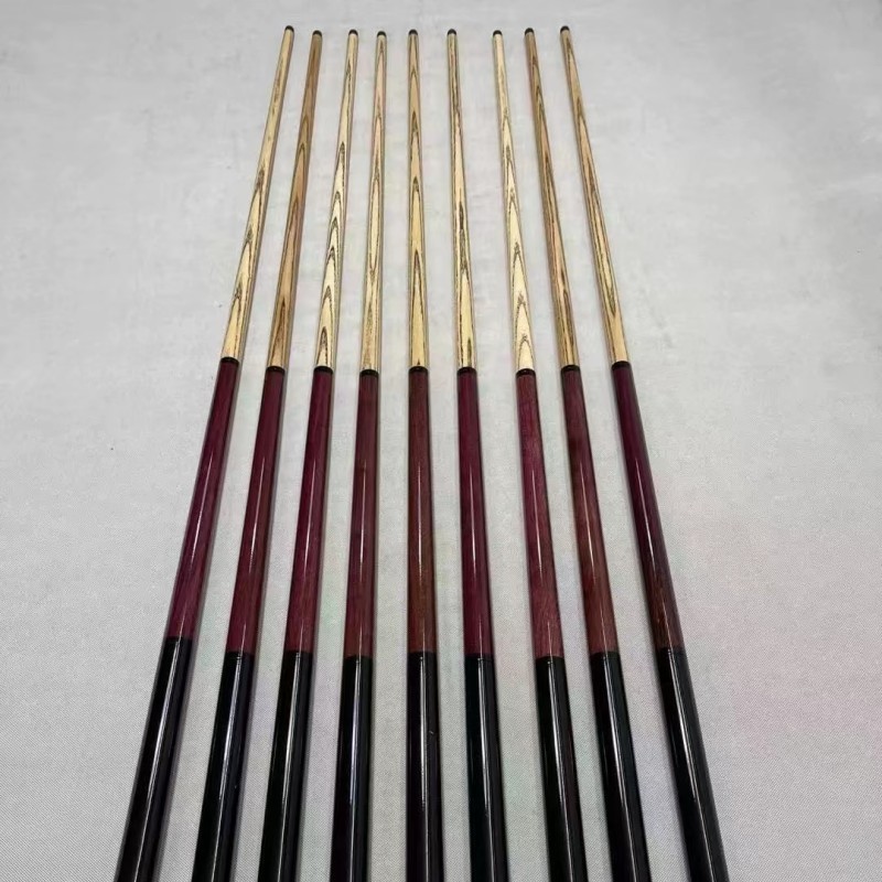 handmade professional ebony wood inlay billiard pool cue