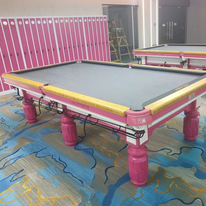 2022 China Made 8 Ball 9 Ball Bar Room Game Sports Slate Bed Pool Standard Size 3 Cushion Billiard Table For Sale