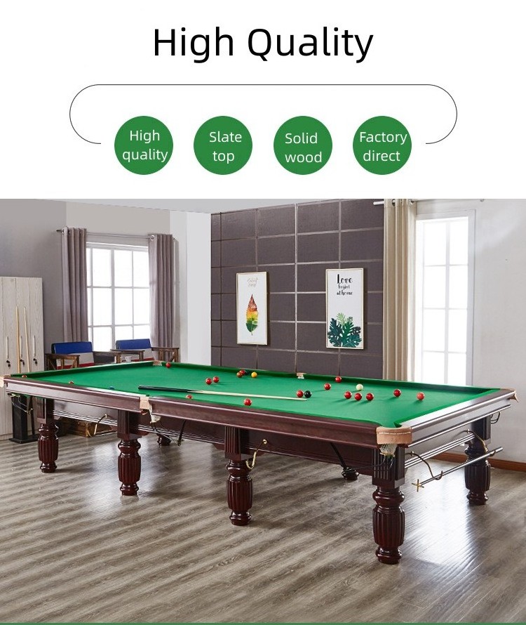 Good sale top ranking club professional billiard table pool table snooker 10ft snooker table