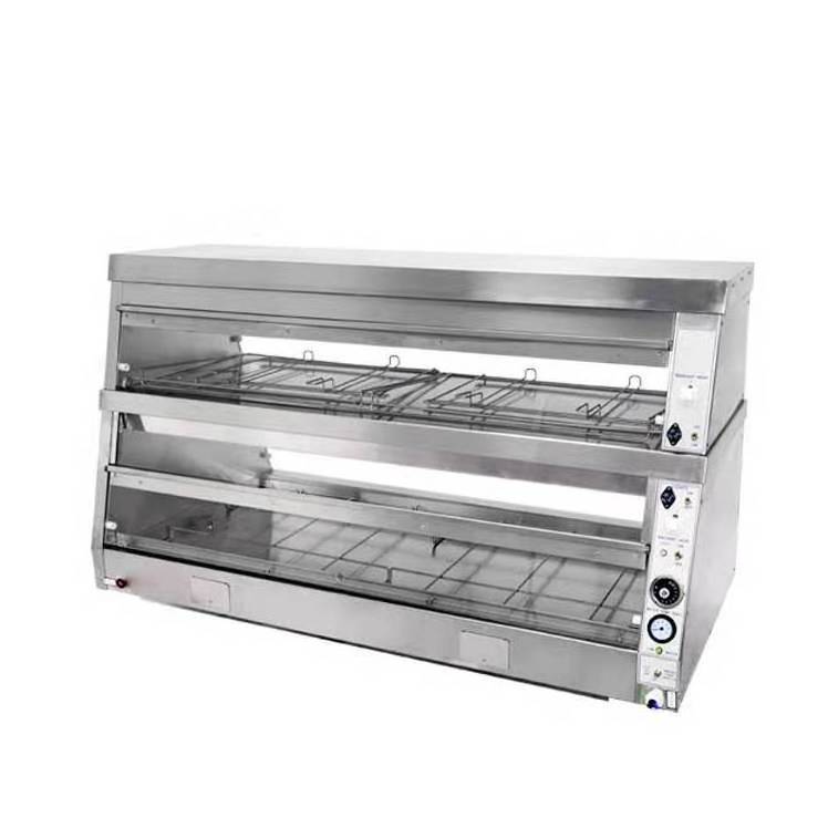 TENSHINE Best Commercial Explosion proof glass food display warmer for kitchen equipment DBG-1500