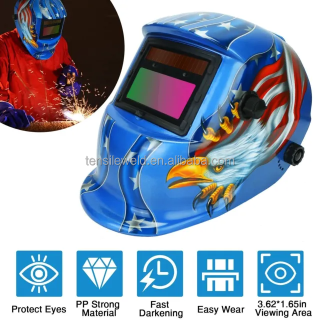 welding helmets iron man with led lights automatic auto with fan